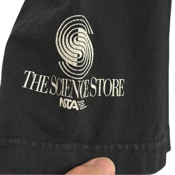 Original Vintage 1993 Albert Einstein Glow In The Dark Smithsonian 3XL Tee - Picture 4 of 5